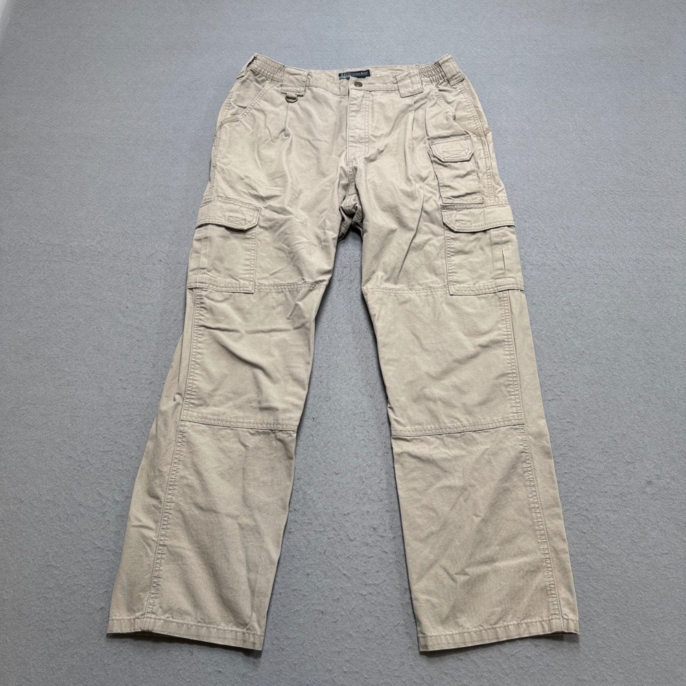5.11 Tactical Cargo Pants Men's 32x29 Khaki Straight Leg Cotton Military Utility